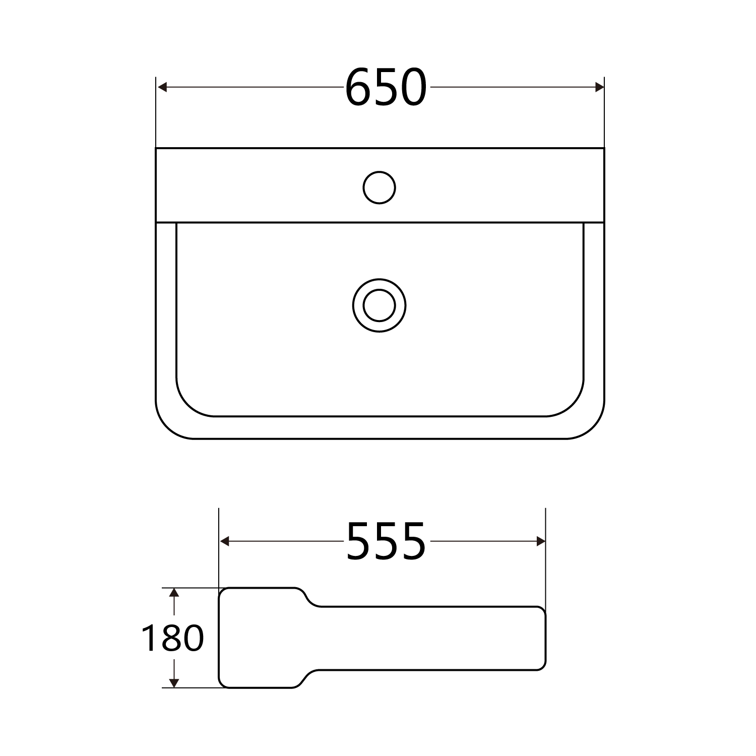 bathroom vitreous china wall-hung disabled sink supplier -- meilong ceramics company